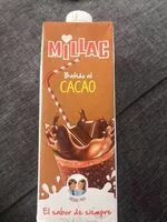 Mängden socker i Millac batido al cacao