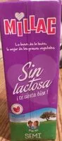 Mängden socker i Leche sin lactosa semidesnatada