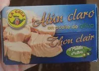 Mängden socker i Atún claro en aceite de oliva LA COCA