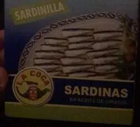 Mängden socker i Sardinas en aceite de girasol