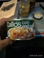 Mängden socker i Callos con garbanzos