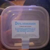 Mängden socker i Dátil deshuesado