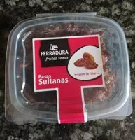 Mängden socker i Pasas sultanas