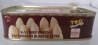 Mängden socker i Espárragos blancos extra