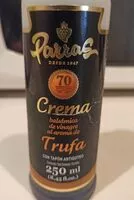 Mängden socker i Crema balsámica de vinagre.aroma trufa