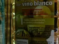 Mängden socker i Vinagre de vino blanco