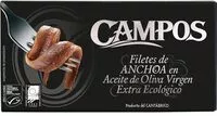 Mängden socker i Filetes de anchoa en aceite de oliva virgen extra ecológico