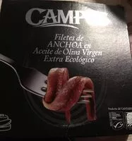 Mängden socker i Filetes de anchoa en aceite de oliva virgen extra ecológico