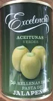 Mängden socker i Aceitunas verdes rellenas de jalapeños