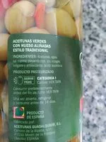 Mängden socker i Aceitunas verdes partidas aliñadas estilo tradicional