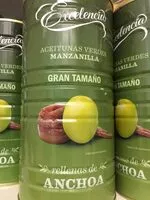 Mängden socker i Aceitunas verdes manzanilla con anchoa Excelencia