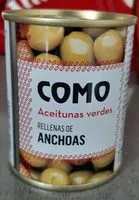 Mängden socker i Aceitunas rellenas de anchoa