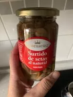 Mängden socker i Surtido de setas al natural