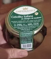 Mängden socker i Cebollita italiana en vinagre de Modena