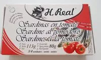 Mängden socker i Sardines à la tomate