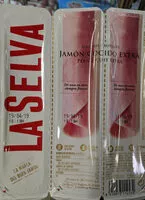 Mängden socker i Jamón cocido extra rollitos sin gluten sin lactosa