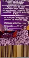 Mängden socker i Batido de cacao sin lactosa