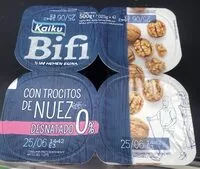 Mängden socker i Yogur con trocitos de nuez 0%