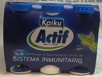 Mängden socker i Actif