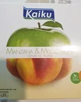 Mängden socker i Manzana y melocotón, crema de frutas