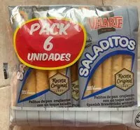 Mängden socker i Rosquilletas Velarte Saladitos