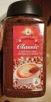 Mängden socker i Classic café soluble instant coffee