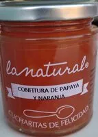 Mängden socker i Confitura de Papaya y naranja