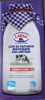 Mängden socker i Leche de pastoreo sin lactosa desnatada