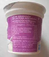 Mängden socker i Yogur azucarado sin lactosa