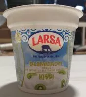 Mängden socker i Yogur desnatado con kiwi