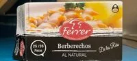 Mängden socker i Berberechos al natural