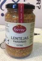 Mängden socker i Lentejas