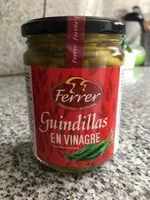 Mängden socker i Guindillas en Vinagre