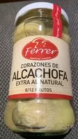 Mängden socker i Corazones de Alcachofa Extra al Narural