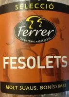 Mängden socker i Fesolets