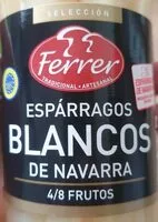 Mängden socker i Espárragos blancos de Navarra