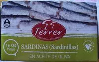 Mängden socker i Sardinas (sardinillas) en aceite de oliva