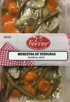 Mängden socker i Menestra verduras