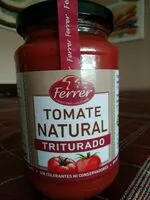 Mängden socker i Tomate natural triturado