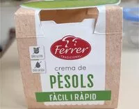 Mängden socker i Crema de Pèsols