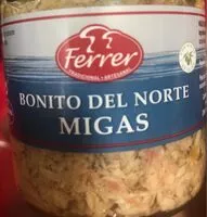 Mängden socker i Bonito del norte migas
