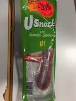 Mängden socker i Usnack! con jamón serrano