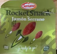 Mängden socker i Rocket snack con jamon serrano