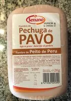 Mängden socker i Fiambre de pechuga de pavo