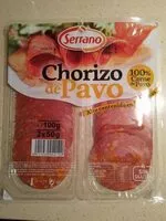 Mängden socker i Chorizo de pavo