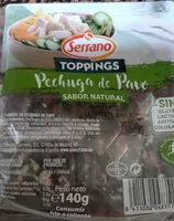 Mängden socker i Toppings pechuga de pavo