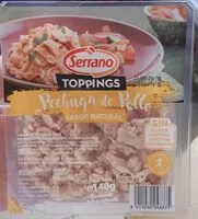 Mängden socker i Toppings Pechuga Pollo
