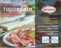 Mängden socker i 1/2 Serrano desossé