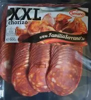 Mängden socker i XXL chorizo
