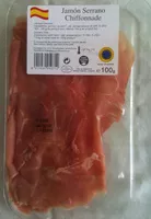 Mängden socker i Jambon Serrano Chiffonade